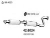 GB4 GEX33199 Middle Silencer